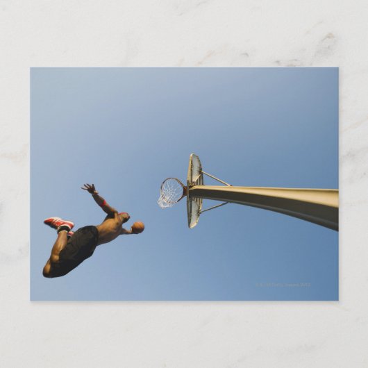 Basketball-Spieler 2 Postkarte (Vorderseite)