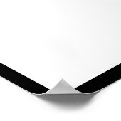 Basketball-Spieler: Acht mit Basketball, Poster (Ecke)