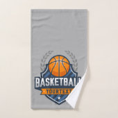 Basketball Spieler ADD NAME Varsity School Team Badhandtuch Set (Handtuch)