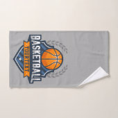 Basketball Spieler ADD NAME Varsity School Team Badhandtuch Set (Handtuch)