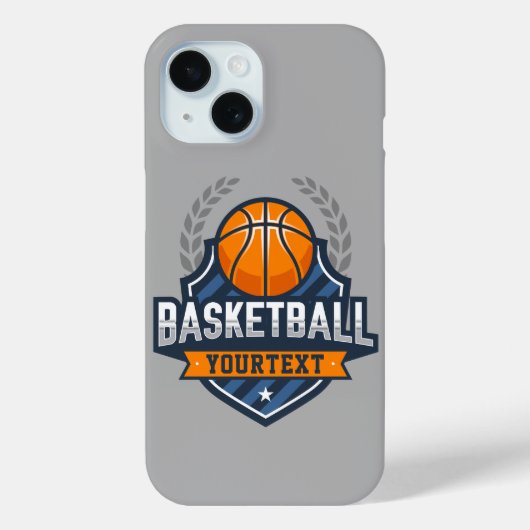Basketball Spieler ADD NAME Varsity School Team Case-Mate iPhone Hülle (Rückseite)