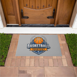 Basketball Spieler ADD NAME Varsity School Team Fußmatte