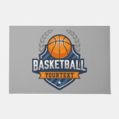 Basketball Spieler ADD NAME Varsity School Team Fußmatte (Vorderseite)
