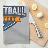 Basketball Spieler ADD NAME Varsity School Team Geschirrtuch (Viertel Falte)