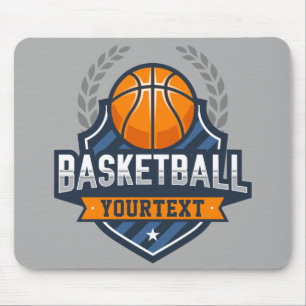 Basketball Spieler ADD NAME Varsity School Team Mousepad