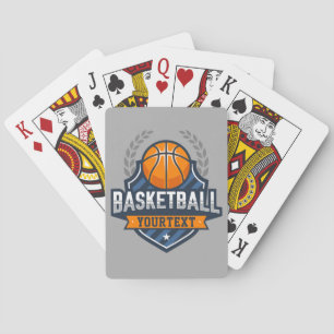Basketball Spieler ADD NAME Varsity School Team Spielkarten