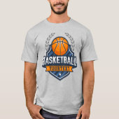 Basketball Spieler ADD NAME Varsity School Team T-Shirt (Vorderseite)