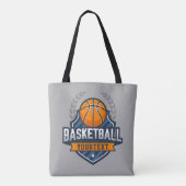 Basketball Spieler ADD NAME Varsity School Team Tasche (Rückseite)