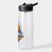 Basketball Spieler ADD NAME Varsity School Team Trinkflasche (Links)