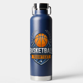 Basketball Spieler ADD NAME Varsity School Team Trinkflasche