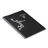 Basketball-Spieler Athlete Dunk Art Sportler Notizblock (Rechte Seite)