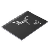Basketball-Spieler Athlete Dunk Art Sportler Notizblock (Linke Seite)