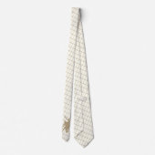 Basketball-Spieler auf Tan Karo Necktie Krawatte (Rückseite)