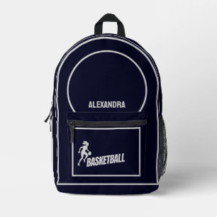Basketball-Spieler, Basketbal-Team, Geburtstagsges Bedruckter Rucksack