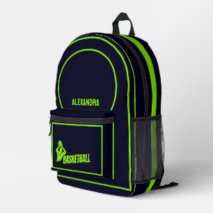Basketball-Spieler, Basketbal-Team, Geburtstagsges Bedruckter Rucksack