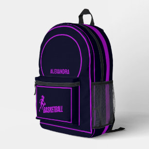 Basketball-Spieler, Basketbal-Team, Geburtstagsges Bedruckter Rucksack