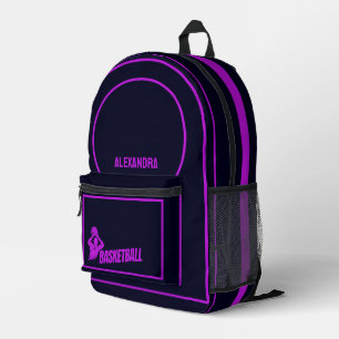 Basketball-Spieler, Basketbal-Team, Geburtstagsges Bedruckter Rucksack