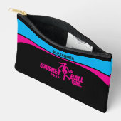 Basketball-Spieler, Basketball-Mädchen zum Geburts Zubehörtasche (Offen)