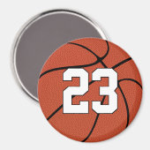 Basketball-Spieler benutzerdefinierte Nummer oder  Magnet (Vorderseite/Rückseite)