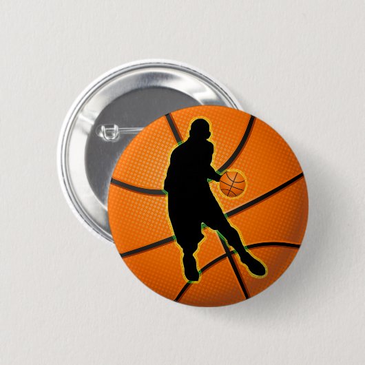 BASKETBALL-SPIELER BUTTON (Vorne & Hinten)
