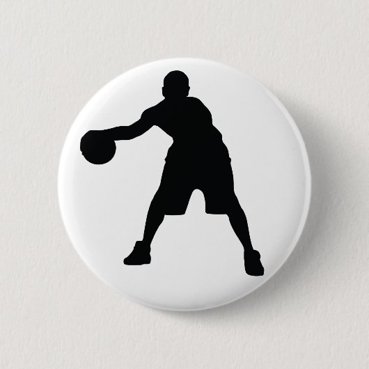 Basketball-Spieler Button (Vorderseite)