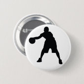 Basketball-Spieler Button (Vorne & Hinten)
