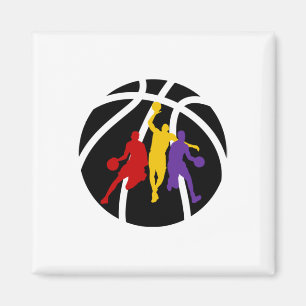 Basketball Spieler Coole Kunst Design Ausbildung Magnet