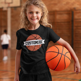Basketball-Spieler der Mädchen - Benutzerdefiniert T-Shirt