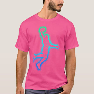 Basketball Spieler Dunkelmänner Basketballjungen T-Shirt
