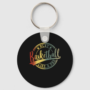 Basketball-Spieler Fächer Uni Basketballtrainer Schlüsselanhänger