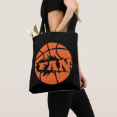 Basketball-Spieler Fan orange Ball Tasche (Von Nahem)