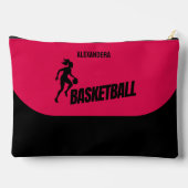 Basketball-Spieler, Geburtstagsgeschenk, Basketbal Zubehörtasche (Rückseite)