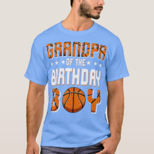 Basketball Spieler Geburtstagsgroßvater des Geburt T-Shirt