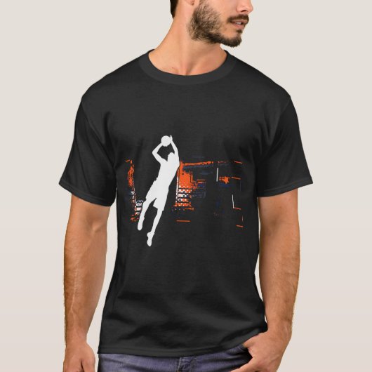 Basketball Spieler Hoops Trainer Basketball Team T-Shirt (Vorderseite)