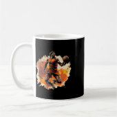 Basketball-Spieler im Kunstdesign 1 Kaffeetasse (Links)