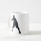 Basketball-Spieler Kaffeetasse (Vorderseite Links)