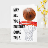 Basketball-Spieler Karte (Gelbe Blume)