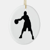 Basketball-Spieler Keramikornament (Rechts)