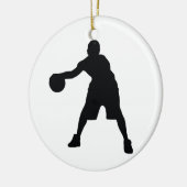 Basketball-Spieler Keramikornament (Links)