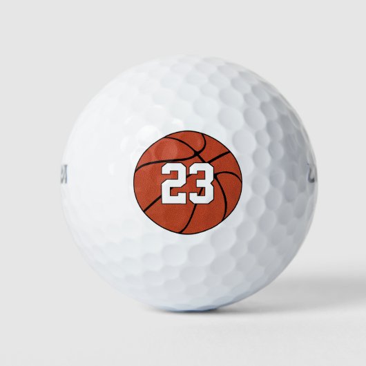 Basketball-Spieler-Kundennummer oder Buchstaben Sp Golfball (Vorderseite)