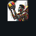 Basketball-Spieler Leinwanddruck<br><div class="desc">Die Basketball Player Canvas Print ist vollständig anpassbar und einzigartig,  um an Zuhause- und Bürowänden zu hängen. Entworfen von Norman.R.</div>