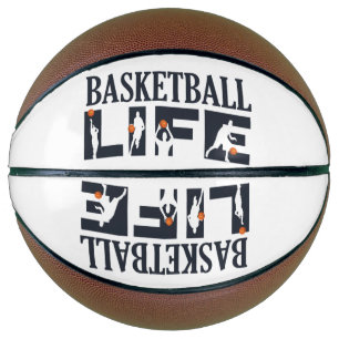 Basketball-Spieler live blauer Text Basketball