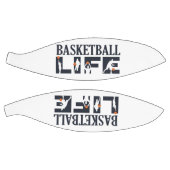 Basketball-Spieler live blauer Text Basketball (Panele)