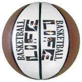 Basketball-Spieler live blauer Text Basketball (Vertikal)