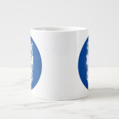 Basketball-Spieler macht Slam Dunk Light Design Jumbo-Tasse (Vorderseite)