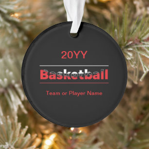 Basketball-Spieler - Minimalistischer geometrische Ornament