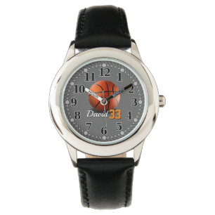 Basketball-Spieler Nr.   lustiges Personalizable Armbanduhr