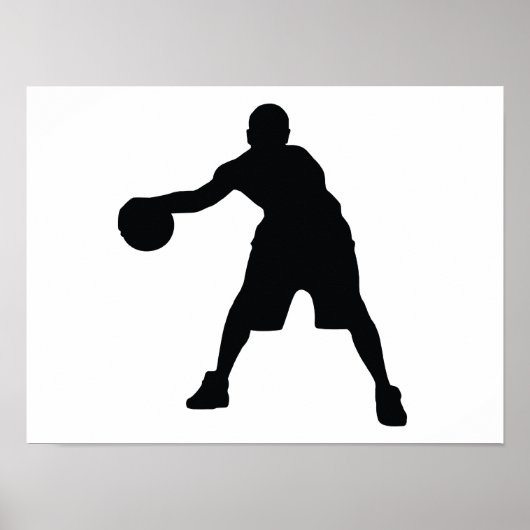Basketball-Spieler Poster (Vorne)