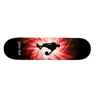 Basketball-Spieler; Rot Skateboard