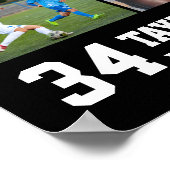 Basketball Spieler Senior Sports Team FotoCollage Poster (Ecke)